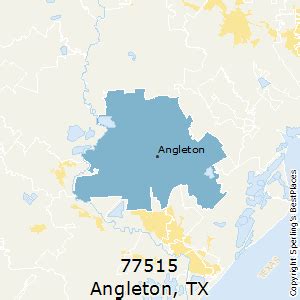 Brazoria County, Zip Code Boundary Map