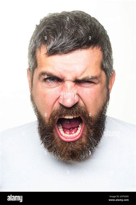 Angry Beard Man
