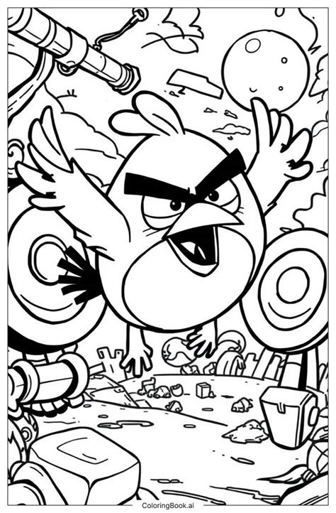 Angry Bird Coloring Book