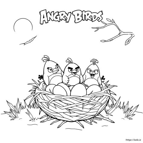 Angry Birds Colouring Sheets