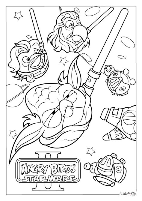 Angry Birds Star Wars 2 Coloring Pages