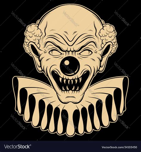 Angry Clown Tattoo