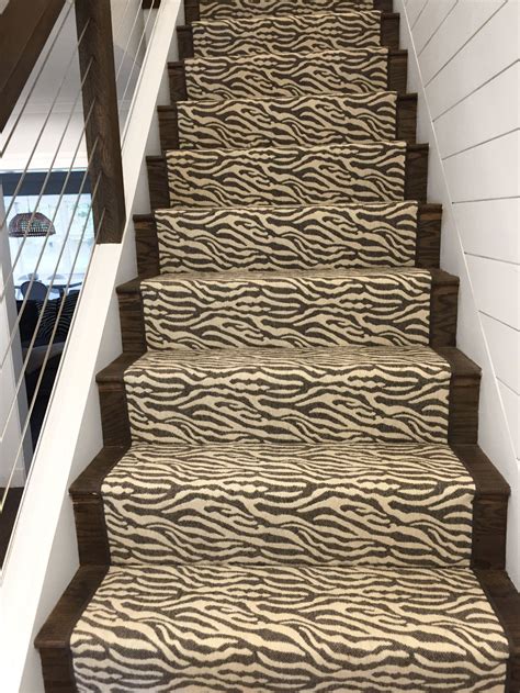 Animal Print Stair Carpet