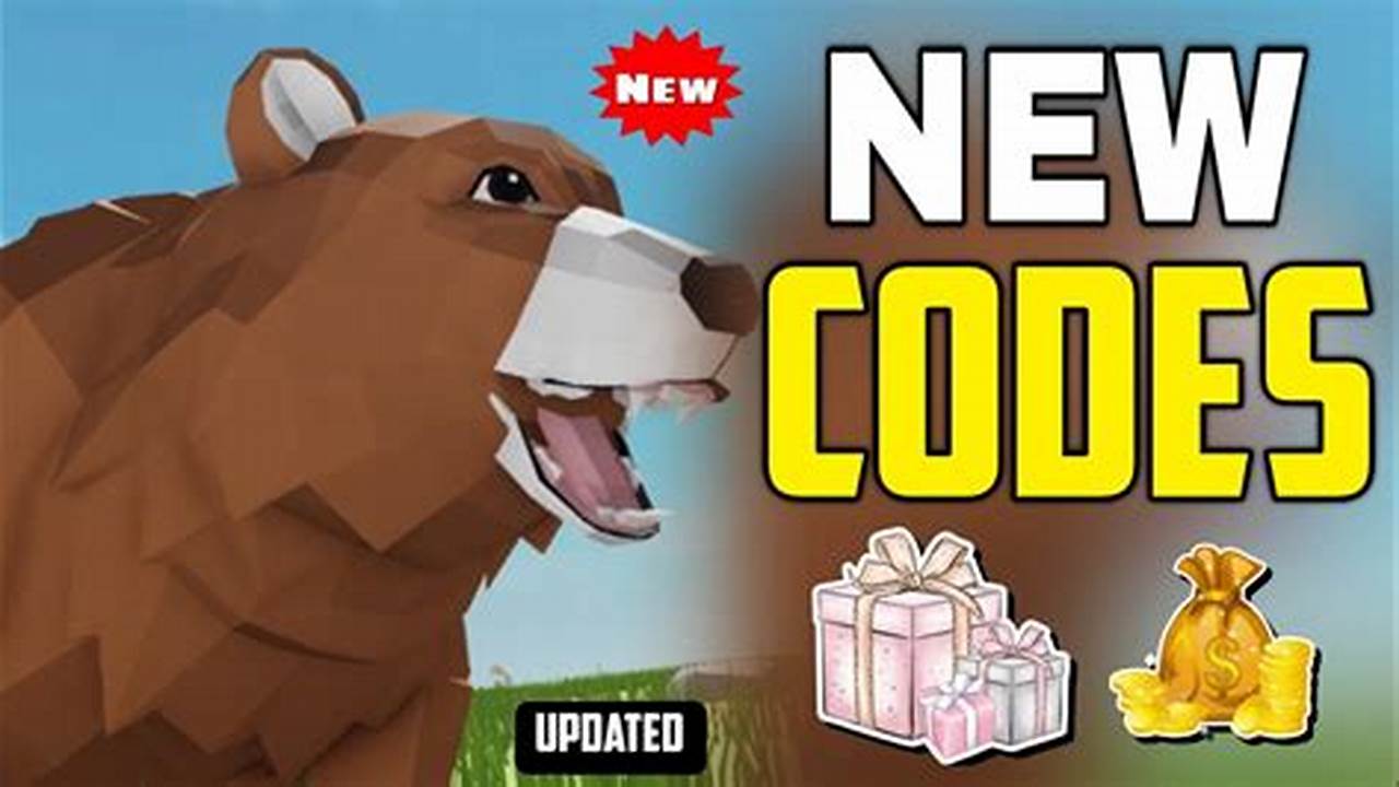 Animal Simulator Roblox Codes 2024