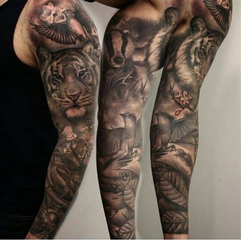 Tattoo TattooDesign Leopard tattoos, Animal sleeve