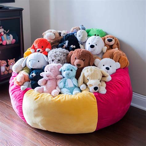 Cuddle up with the Adorable Animal Bean Bag Chair - Perfect for Kids' Rooms and Play Areas!