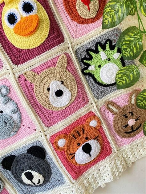 Animal Blanket Crochet