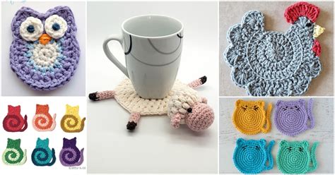 Animal Coasters Crochet