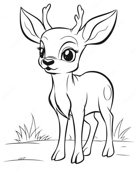 Animal Coloring Page Deer