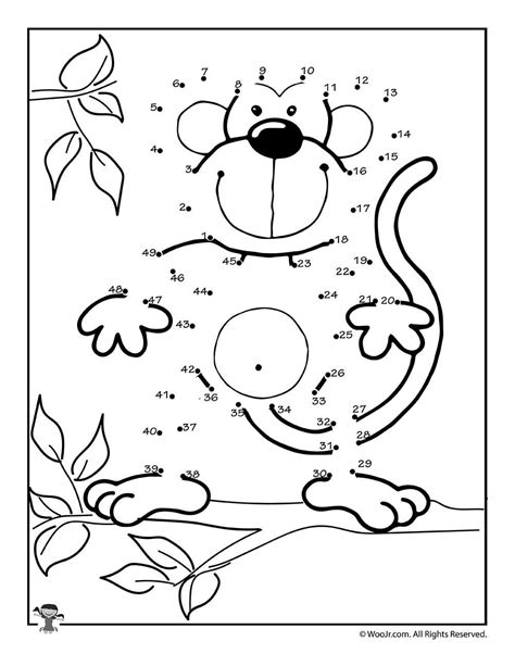 Animal Connect The Dots Printables