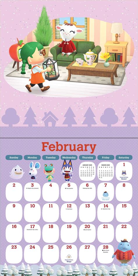 Animal Crossing Calendar