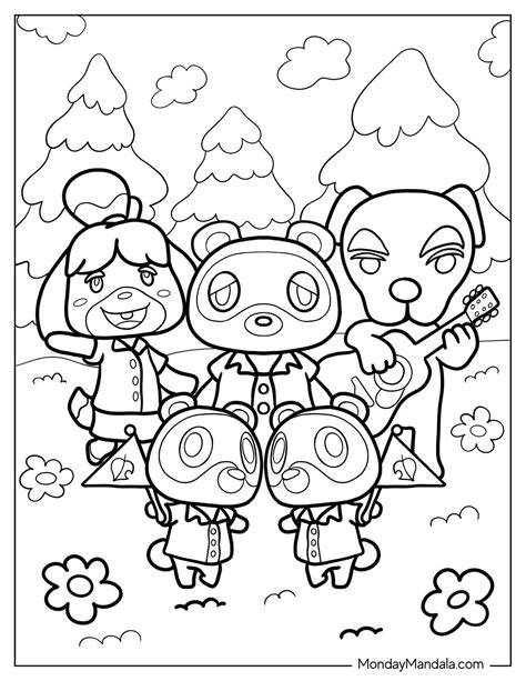 Animal Crossing Coloring Page