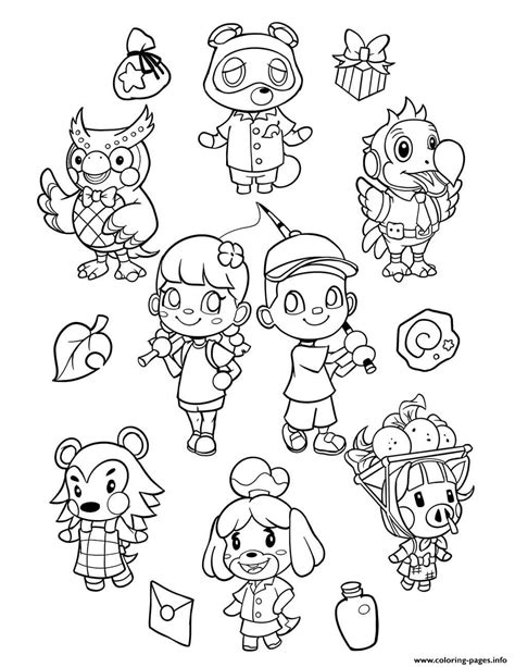 Discover the Stunning World of Animal Crossing Coloring Pages New Horizons for Unlimited Creativity
