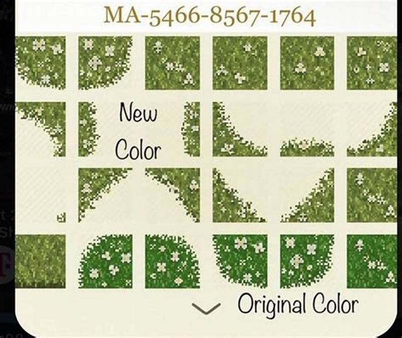 Animal Crossing Grass Pattern Code