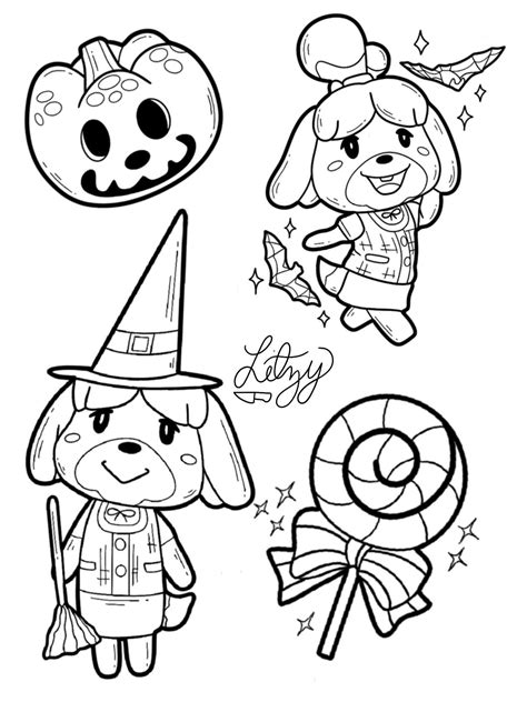 Spook-tacular Fun with Animal Crossing Halloween Coloring Pages: A Perfect Activity for Kids and Adults!