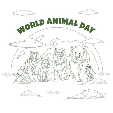 Animal Day Drawing Ideas