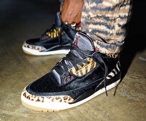 Unleash Your Wild Side with Animal Instinct Jordan 3 On Feet - The Perfect Sneaker for Fierce Style