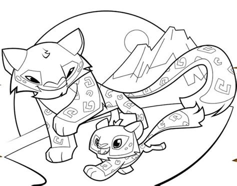 Animal Jam Printable Coloring Pages