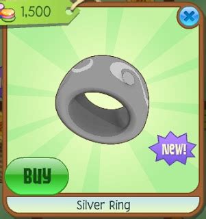 Unleash Your Wild Side with Animal Jam Silver Rings - Stylish Accessories for Gaming Enthusiasts