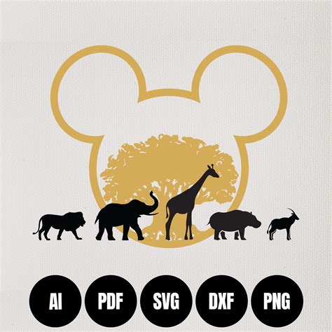 Unleash your Creativity with Majestic Animal Kingdom Tree SVG - A Stunning Addition to Your Collection!