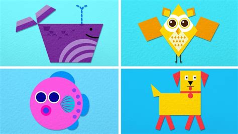 Animal Made Of Shapes