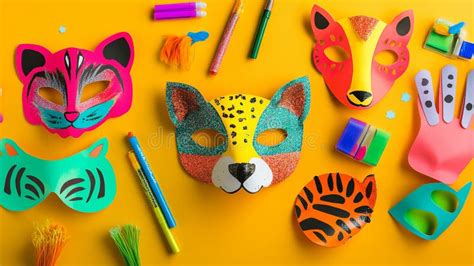 Animal Mask Making Station
