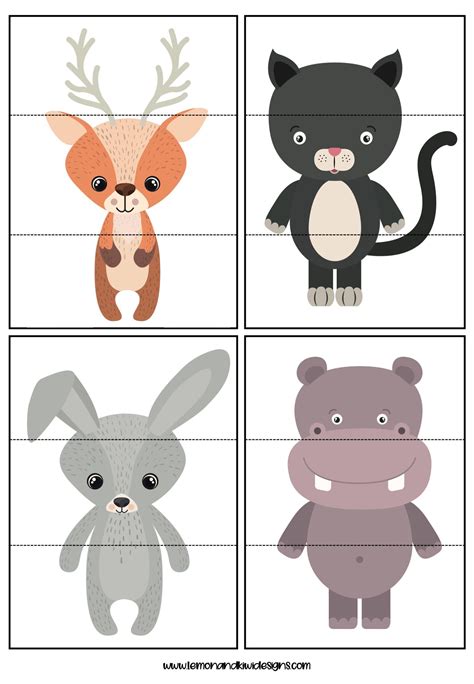 Discover Fun and Educational Animal Mix and Match Activities for Kids