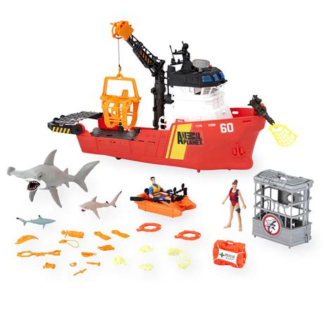 Create an Underwater Adventure with Animal Planet Deep Sea Shark Playset - Perfect for Young Marine Biologists!