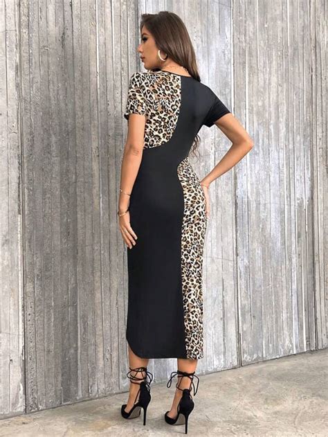 Unleash Your Wild Side with our Animal Print Bodycon Dress - Top Trend of The Season