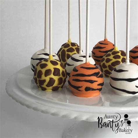 Wildly Delicious: Indulge in Animal Print Cake Pops for a Fun and Trendy Treat!