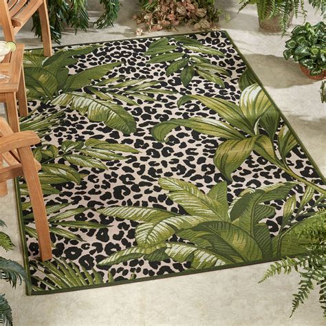 Step Up Your Outdoor Style with the Best Animal Print Outdoor Rug!
