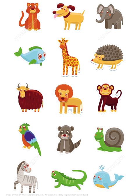 Animal Printable Pictures