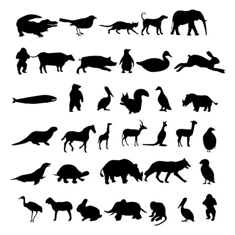 Download Animal Silhouettes Commercial Use