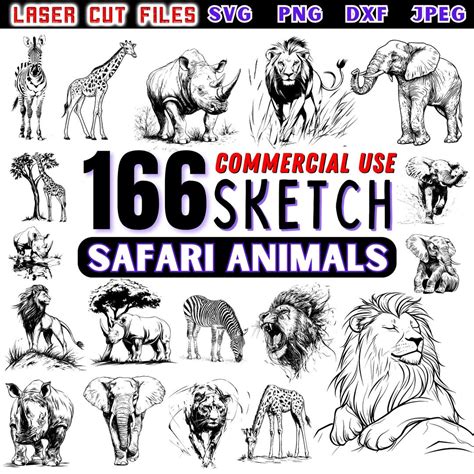Download Animal Silhouettes Commercial Use DXF Files