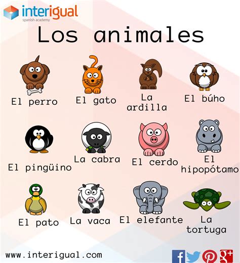 Animales En Espanol Worksheet