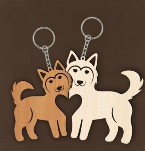 Download Animals Dog Keychain Cricut SVG DXF Files