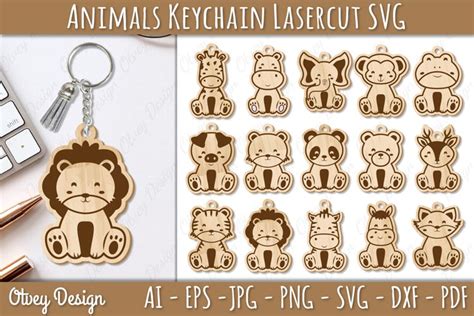 Download Animals Dog Keychain Cut Files