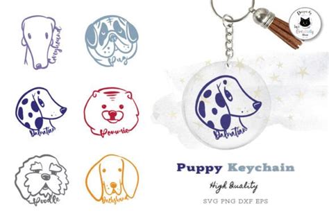 Download Animals Dog Keychain Files for Cricut