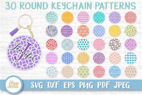 Download Animals Round Pattern, Keychain Svg Commercial Use