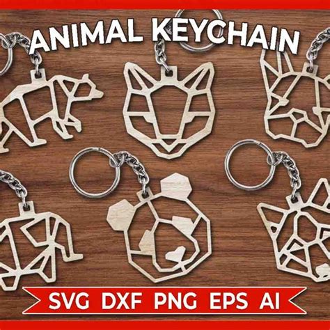 Download Animals Round Pattern, Keychain Svg Silhouette DXF Files