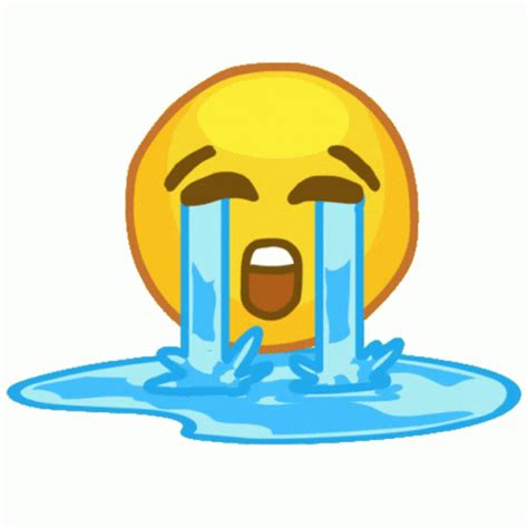 Animated Crying Emoji Gif