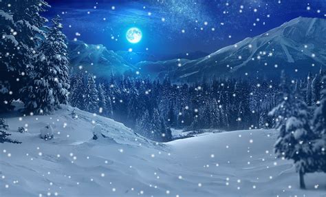 Animated Snow Background