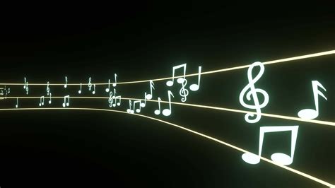 Animation Music Notes