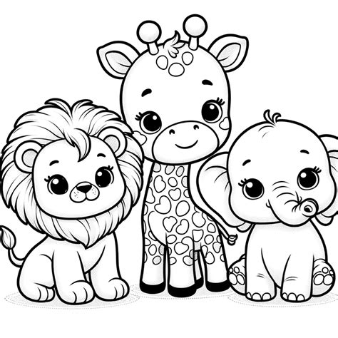 Animaux à Colorier Gratuit