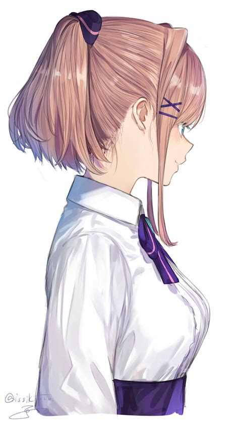 Side Profile Anime Girl Hair