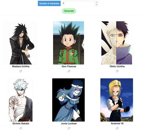 Anime Character Backstory Generator