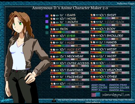 Anime Character List Maker
