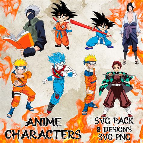 Unleash Your Creativity with Exquisite Anime Characters SVGs - A Haven for Otaku Designers!