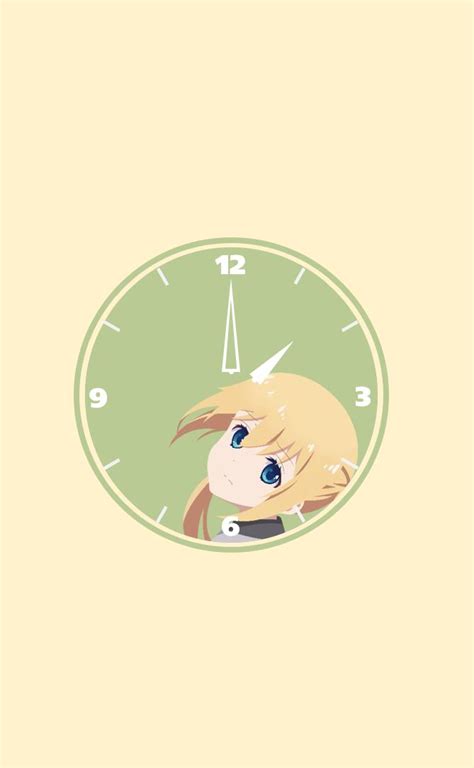 Anime Clock Widget