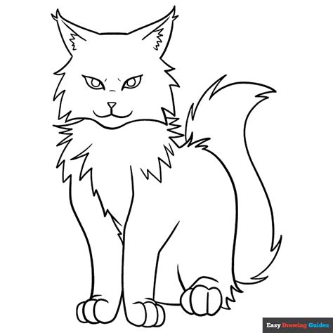 Anime Coloring Pages Cat